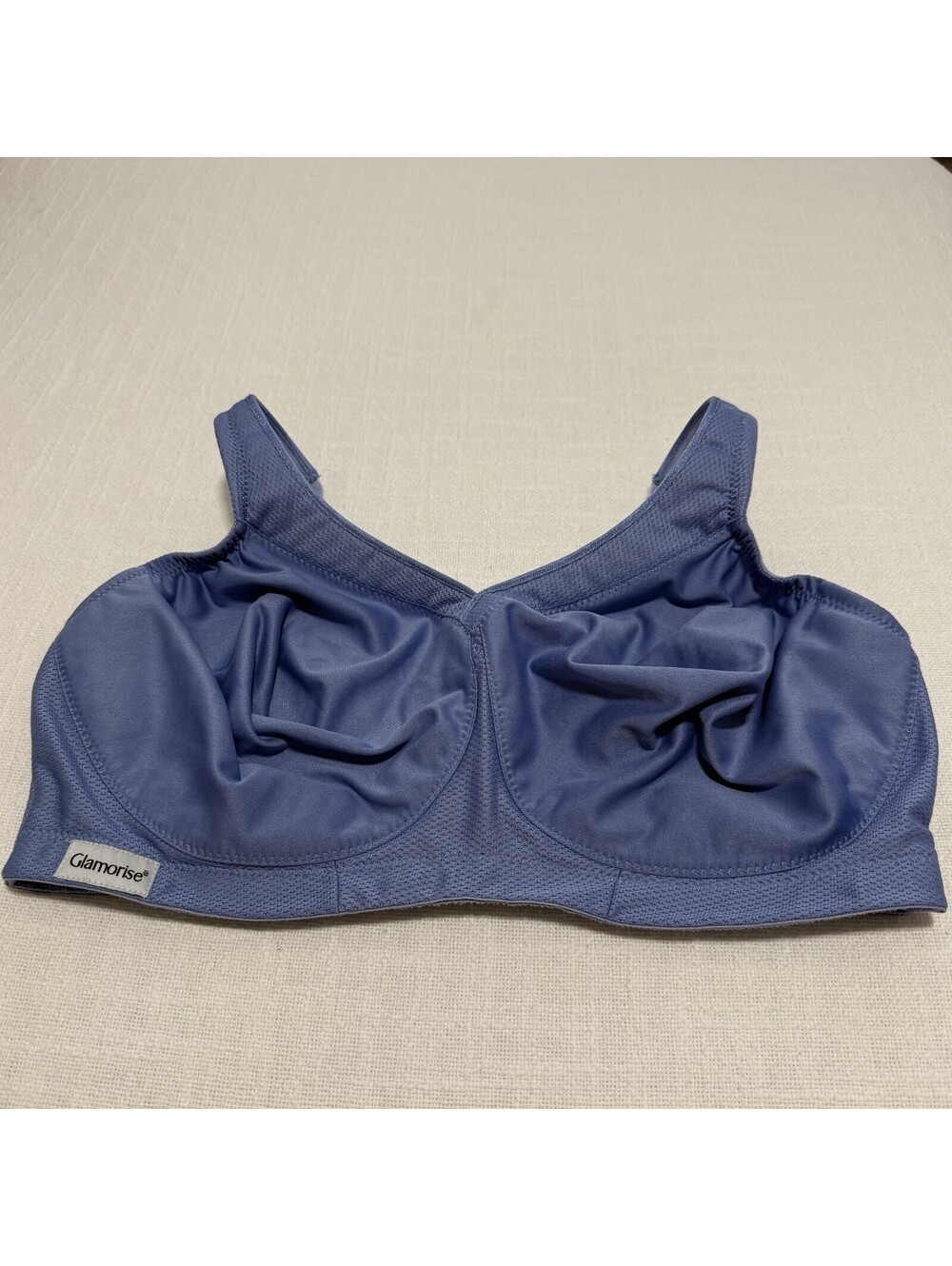 Glamorise 40F MagicLift Seamless Sports Bra 1006 Blue Wireless Unlined